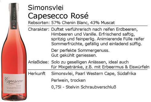 Capesecco Rosé