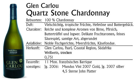 Glen Carlou Quartz Stone Chardonnay 2021