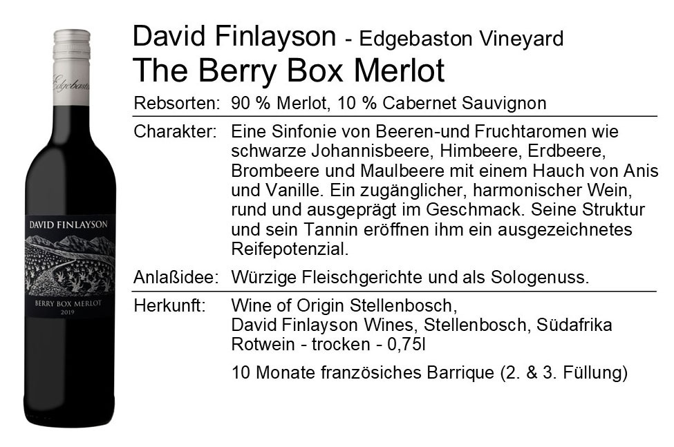 Edgebaston The Berry Box Merlot 2020