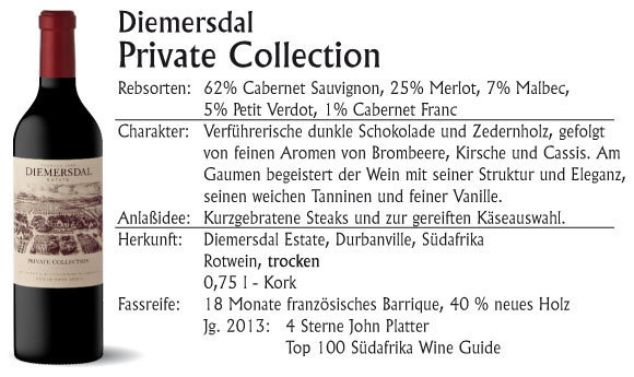 Diemersdal Private Collection Red 2018