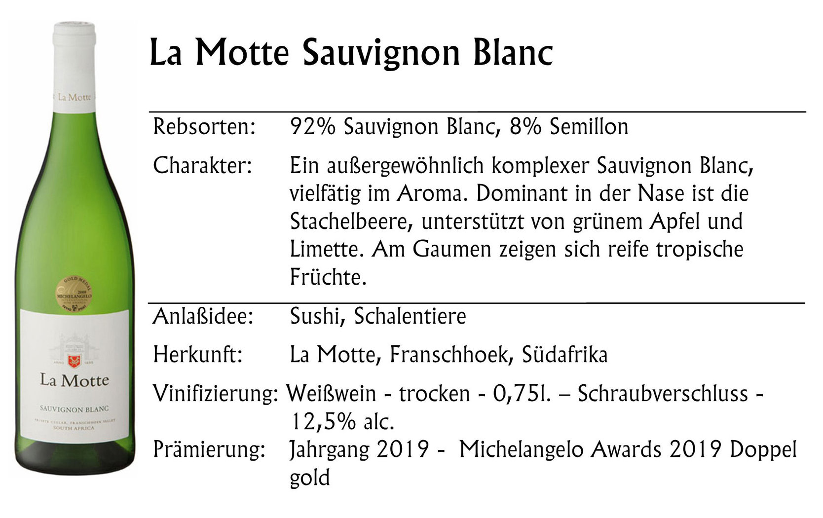 La Motte Sauvignon Blanc 2021
