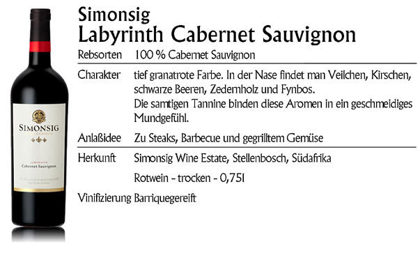 Simonsig Labyrinth Cabernet Sauvignon 2017