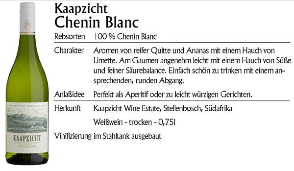Kaapzicht Chenin Blanc 2022