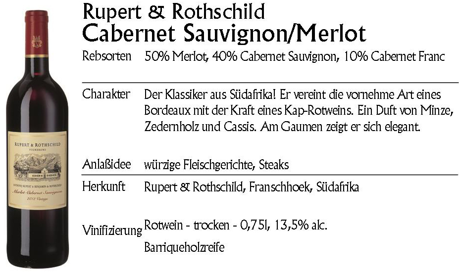 Rupert &amp; Rothschild Classique Cabernet/Merlot 2018
