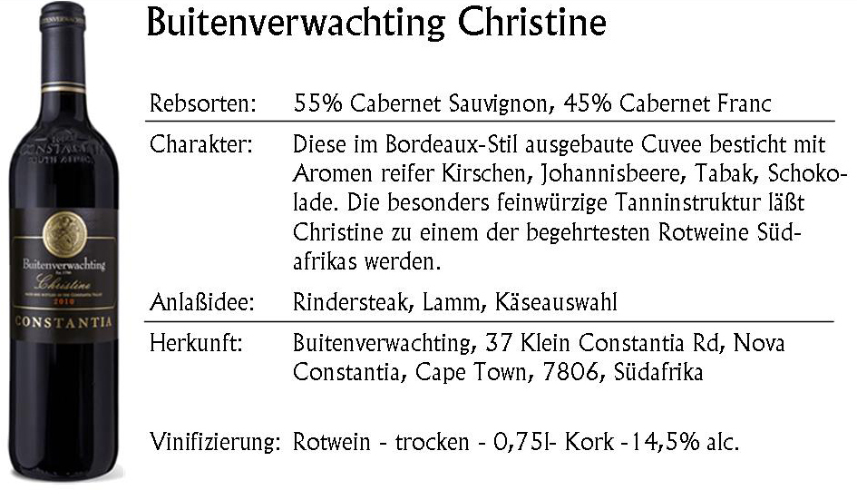 Buitenverwachting Christine 2016