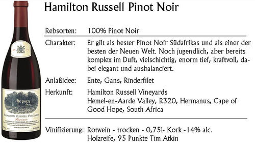 Hamilton Russell Pinot Noir 2019