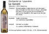Domaine La Louviere Le Galant -der Schürzenjäger- 2019
