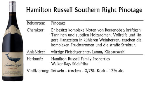 Hamilton Russell Southern Right Pinotage 2019