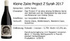 Kleine Zalze Project Z Syrah 2017