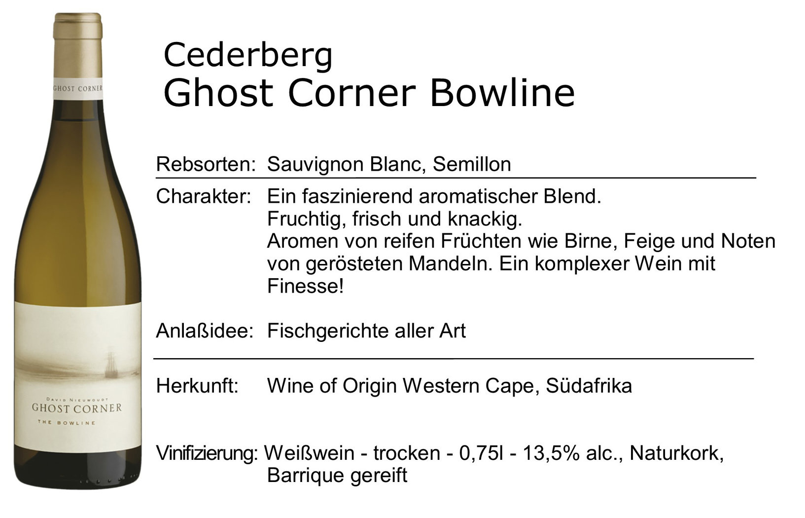 Cederberg Ghost Corner Bowline 2018