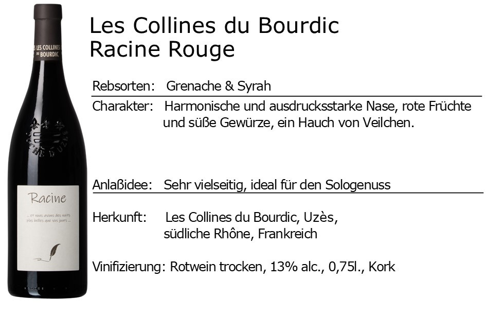 Les Collines du Bourdic Racine Rouge 2022
