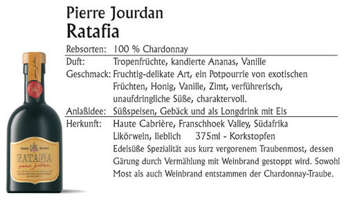 Pierre Jourdan Ratafia 0,375l