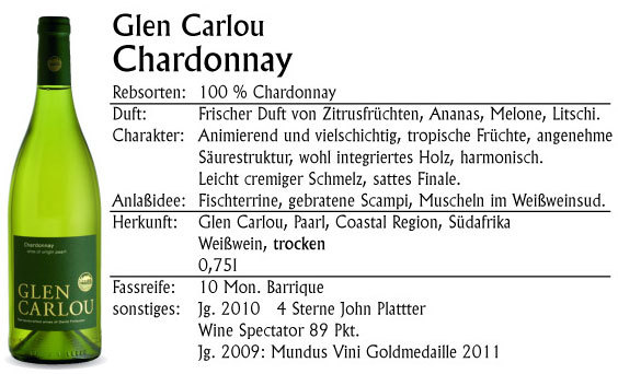 Glen Carlou Chardonnay 2020