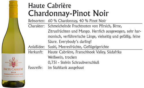 Haute Cabriere Chardonnay-Pinot Noir 2021